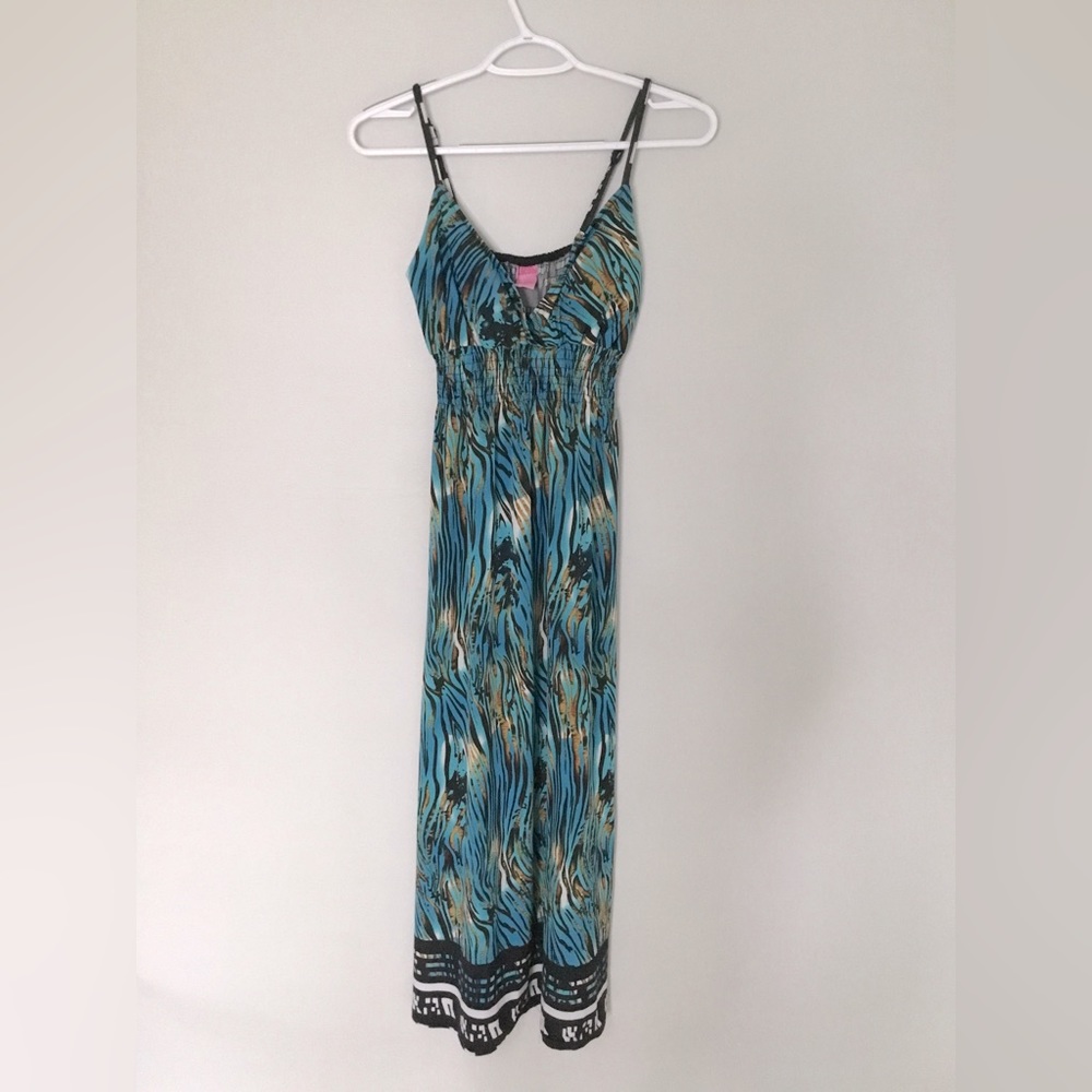 Woman’s sun dress with padded bra.